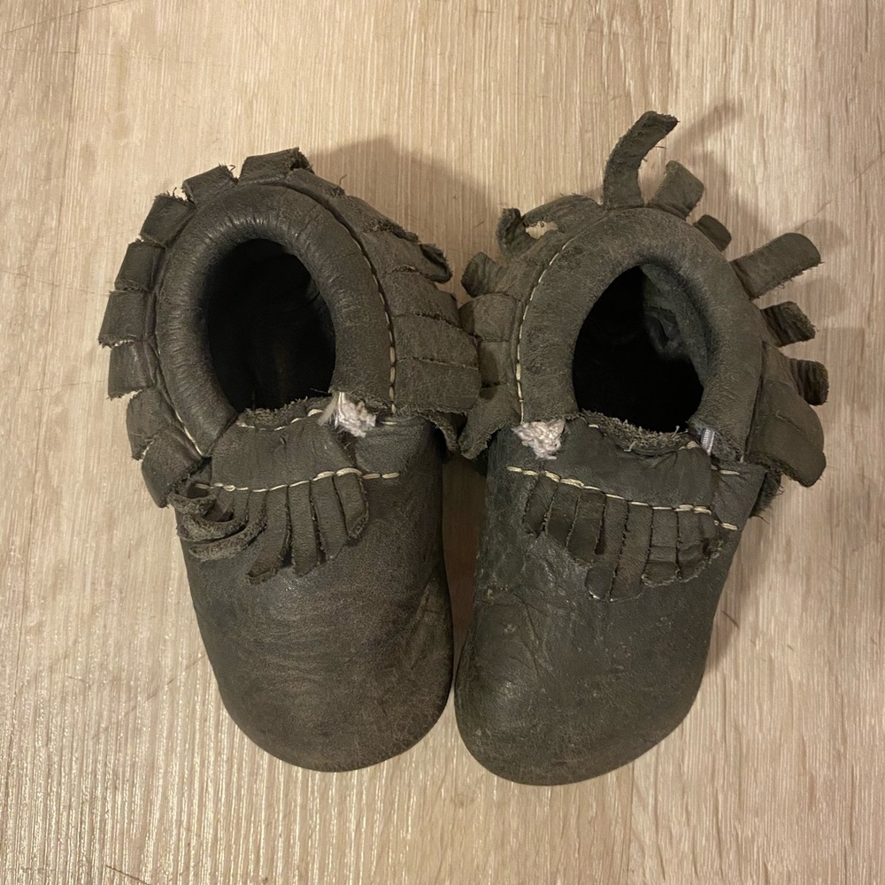 Freshly picked moccasins blue grey unisex